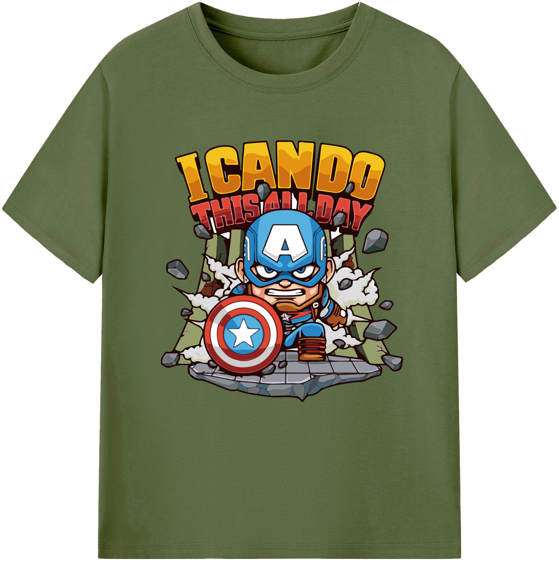 （画像用） アベンジャーズ The Avengers 綿100％半袖Tシャツ（フロントプリント）